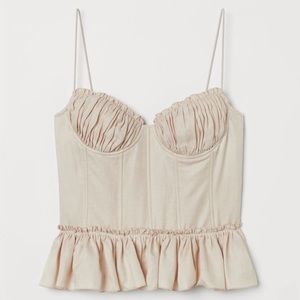 H&M X Brock Collection Bustier Top